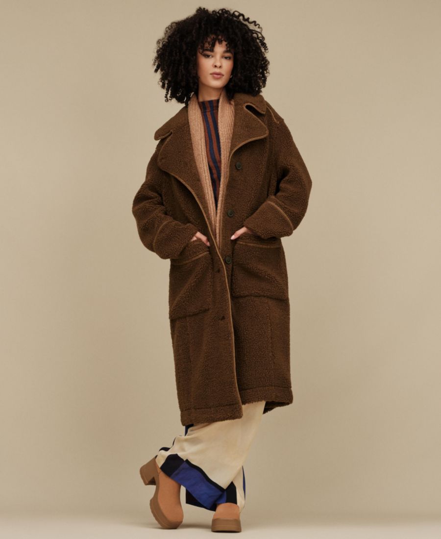 

Женская куртка UGG Sema Fluff UGG, Deep Nutmeg