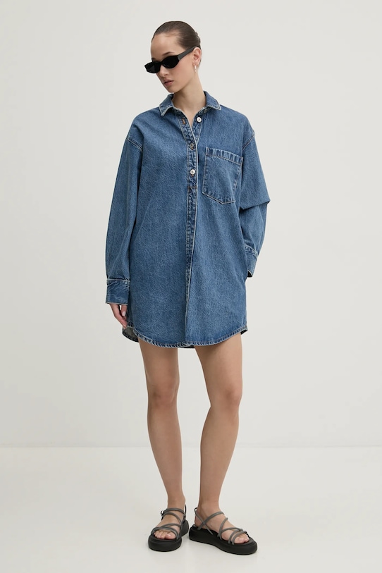 

Джинсовое платье Abercrombie & Fitch, синий