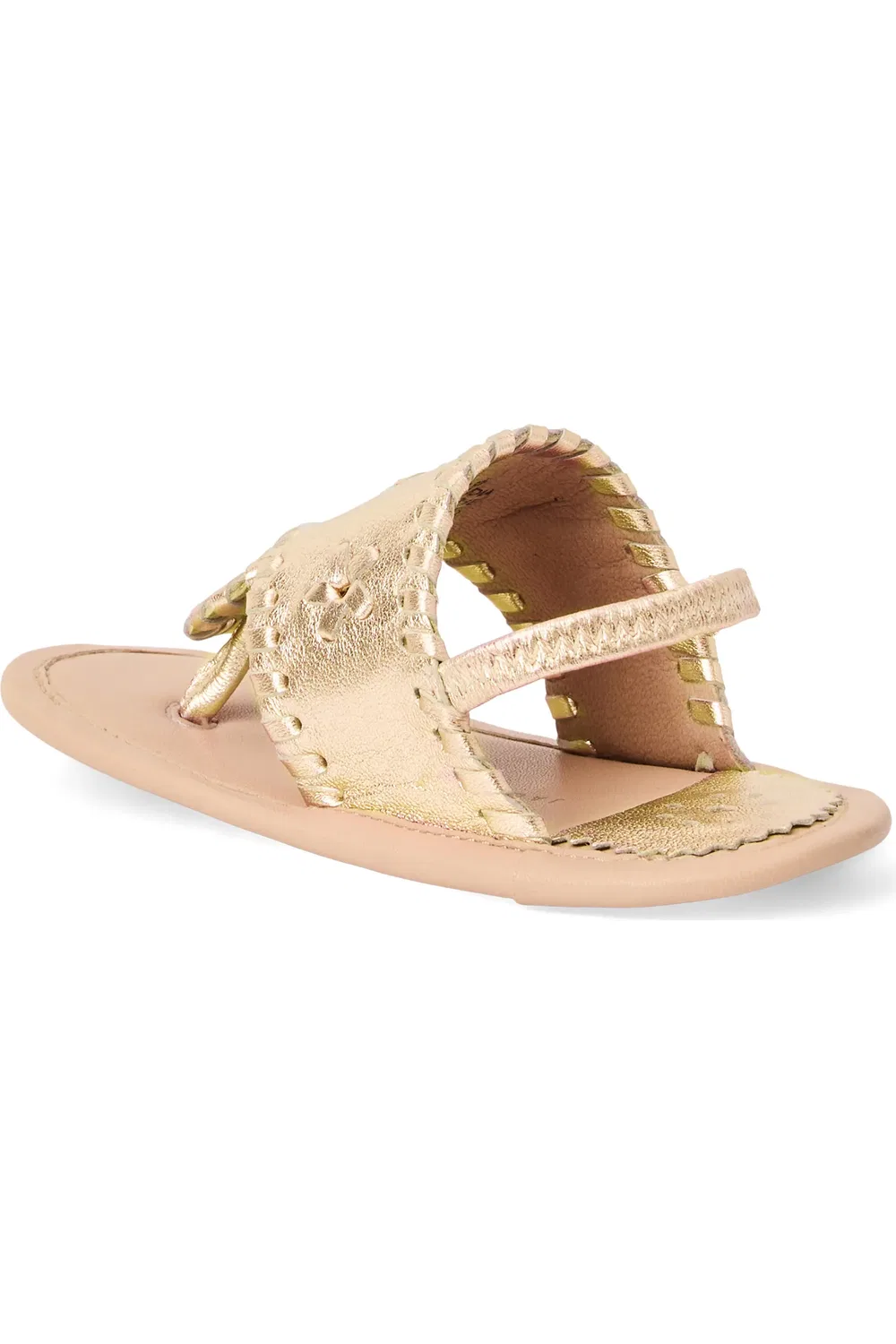 Сандалии детские со страховочным ремешком Jacks Slingback Jack Rogers, Platinum — фото 2