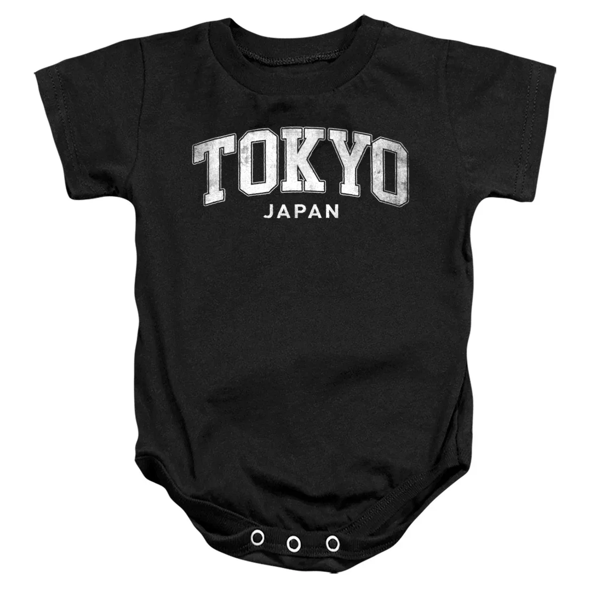 Детский боди-комбинезон с принтом Tokyo Japan Arched LOGOVISION, Black