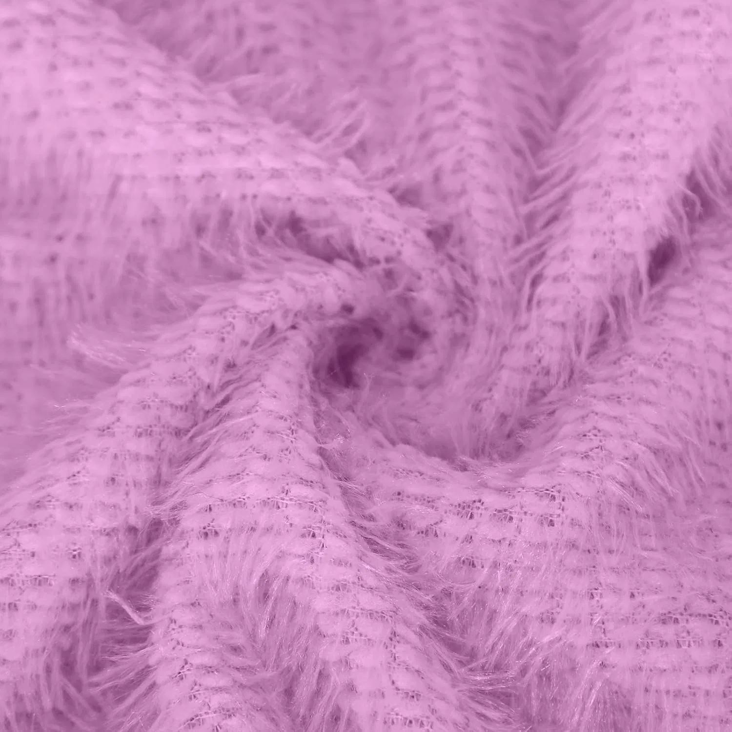 Женское платье-свитер оверсайз с ворсом, Pink — фото 4