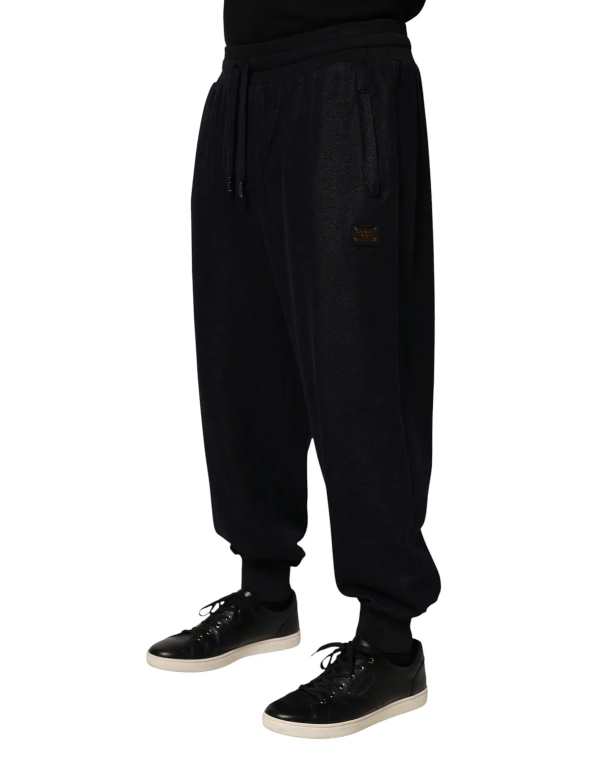 Мужские джоггеры на шнурке Jogger Pants Dolce & Gabbana, Black — фото 3