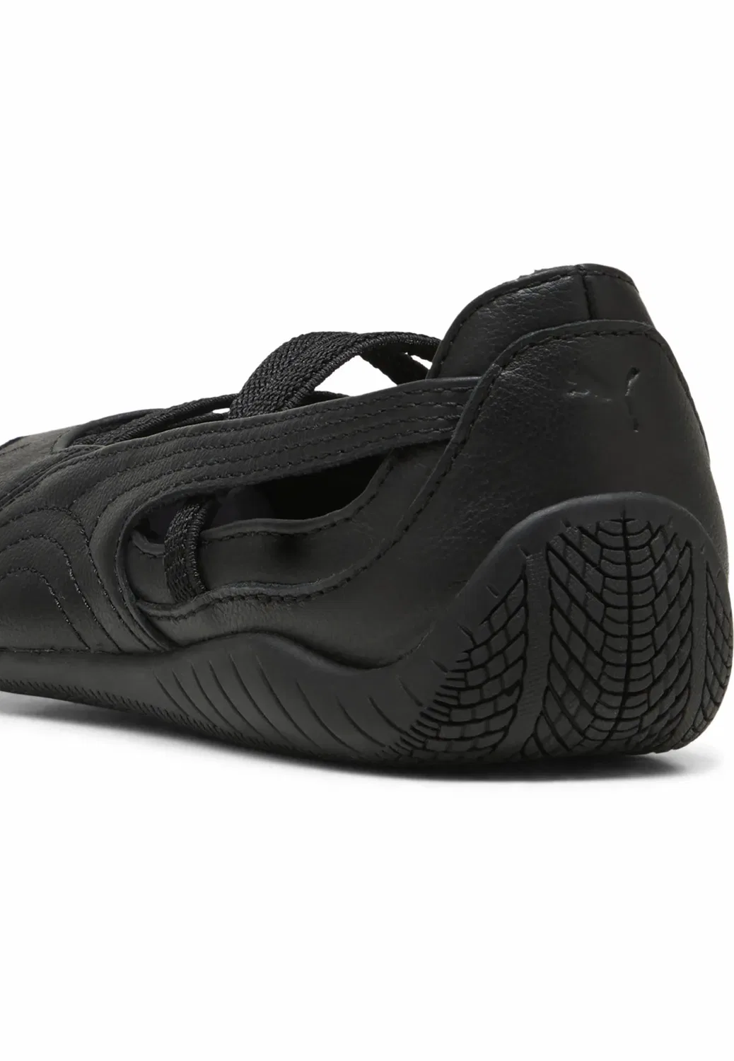 Балетные кроссовки Speedcat - балетки с ремешком на щиколотке Puma, Black — фото 4