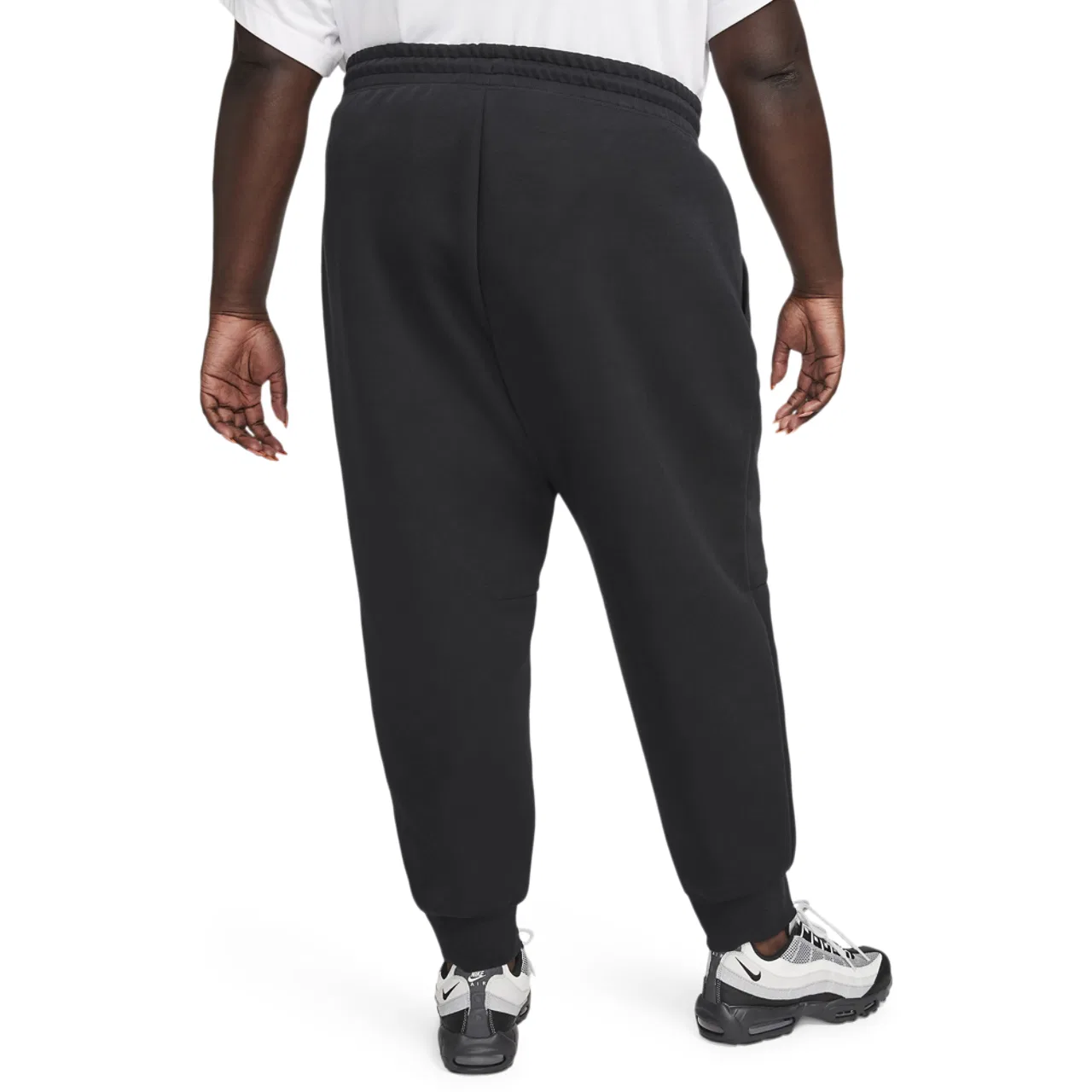 Женские спортивные брюки больших размеров NSW Tech Fleece MR Joggers Nike, черный — фото 2