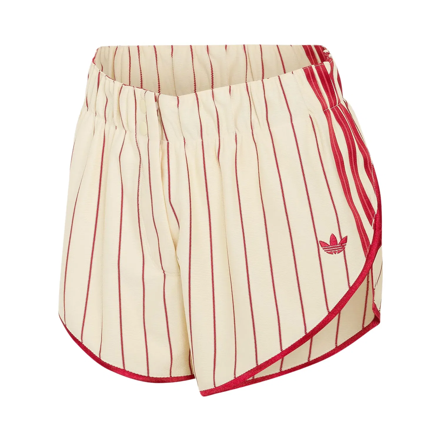 Шорты с лампасами Firebird adidas, Warm Vanilla/Team Victory Red