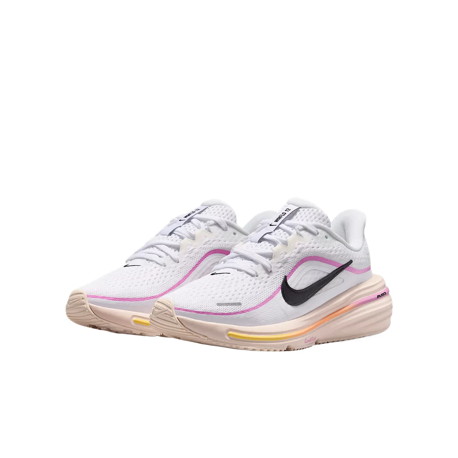 Детские кроссовки для бега Nike, White/Light Magenta/Chalk White/Black — фото 3