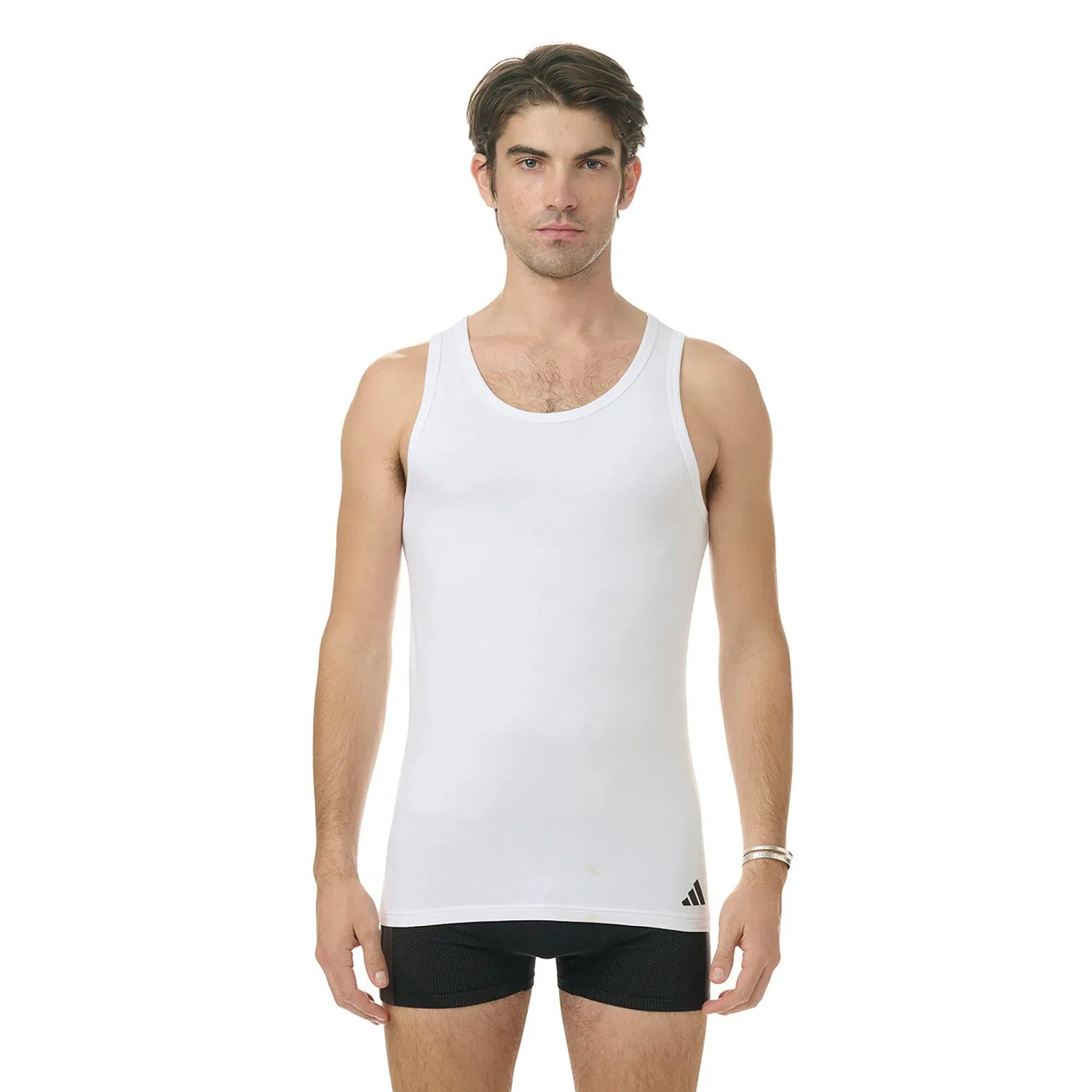 Мужская белье-майка Active Flex Cotton 4PK Adidas, Weiss — фото 2