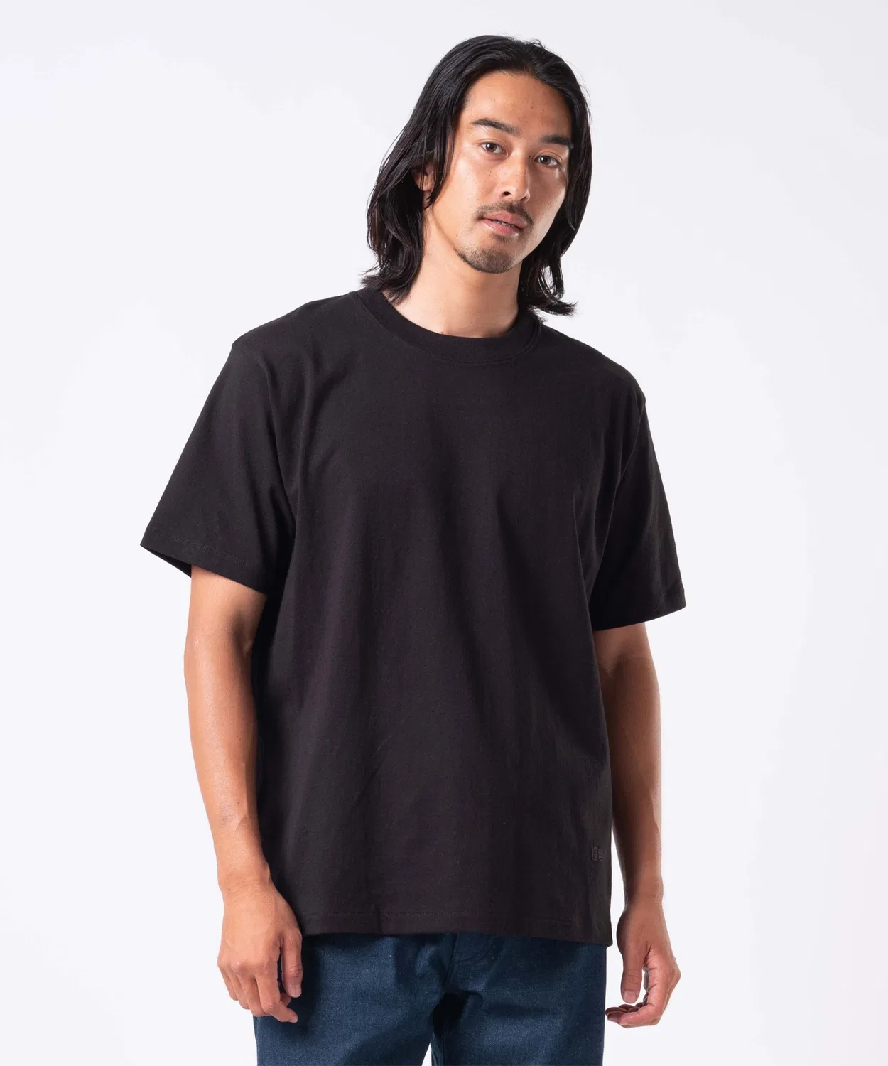 Мужская футболка свободного кроя с вышивкой Blue Tab Classic T-Shirt Levi's, Black — фото 3