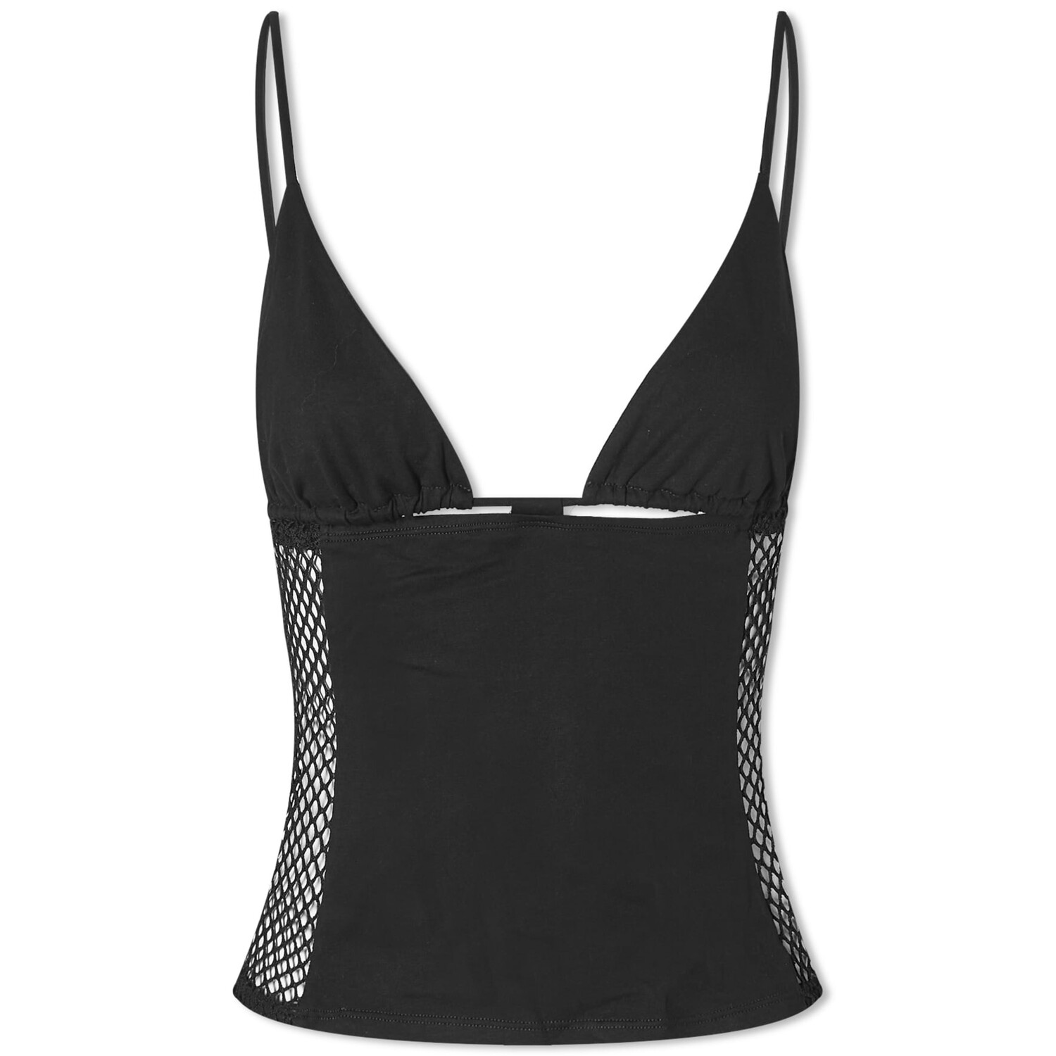 

Топ Miaou Ellie Mesh Panel, черный