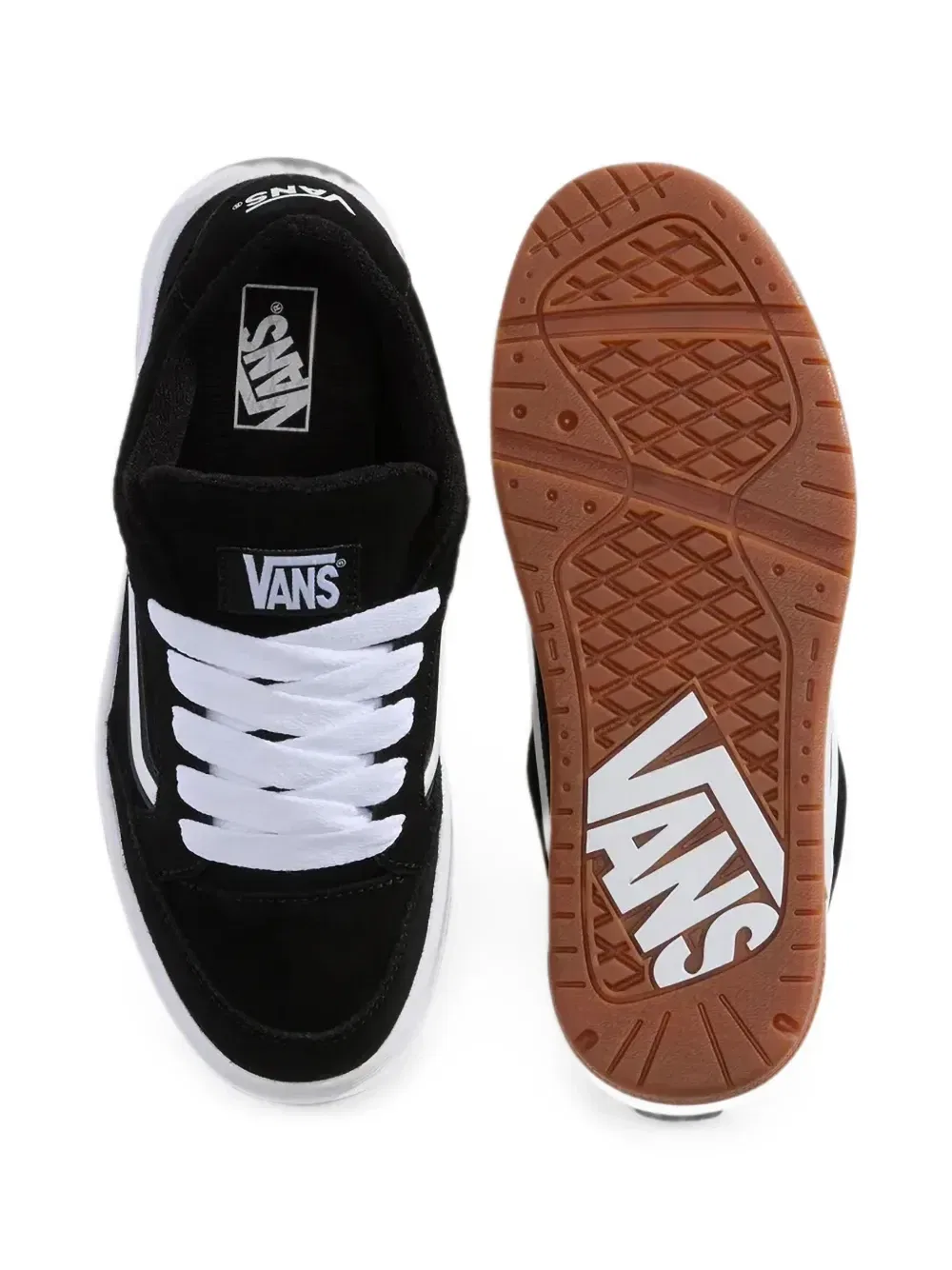 Кроссовки с логотипом Hylane и вставками Vans Kids, черный — фото 3
