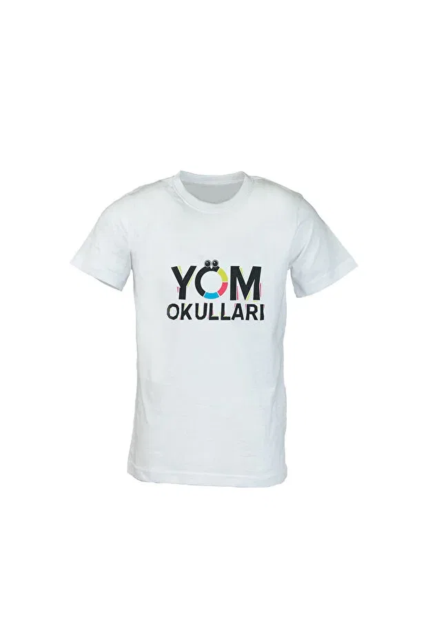 Детская футболка для девочек хлопковая с принтом Okul, Multicolor