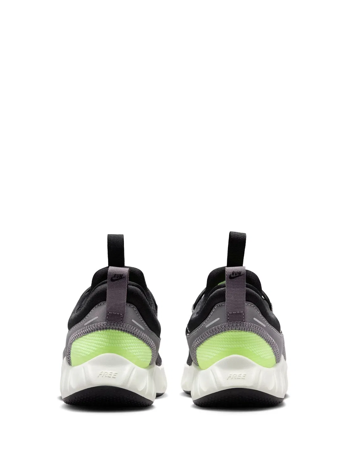 Кроссовки Nike Free Ride, детские, черно-зеленые — фото 4