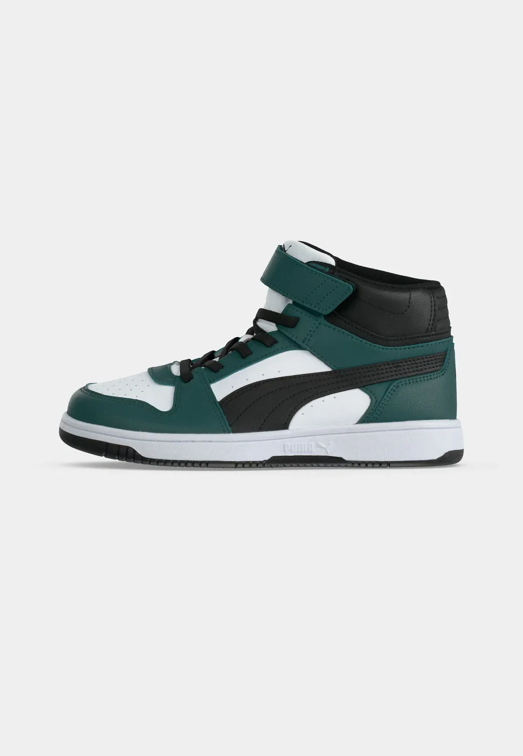 Rebound slam mid unisex - высокие кроссовки Puma, Herb Garden/Black/White — фото 2