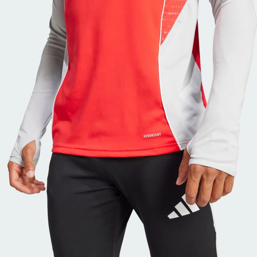 Футболка с длинным рукавом Tiro 25 Competition Training Top adidas, Белый — фото 4