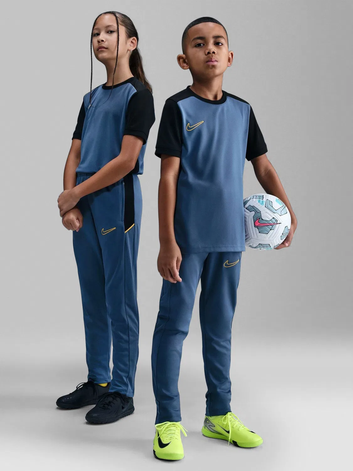 Футбольные брюки Nike Academy Dri-FIT, Diffused Blue — фото 3