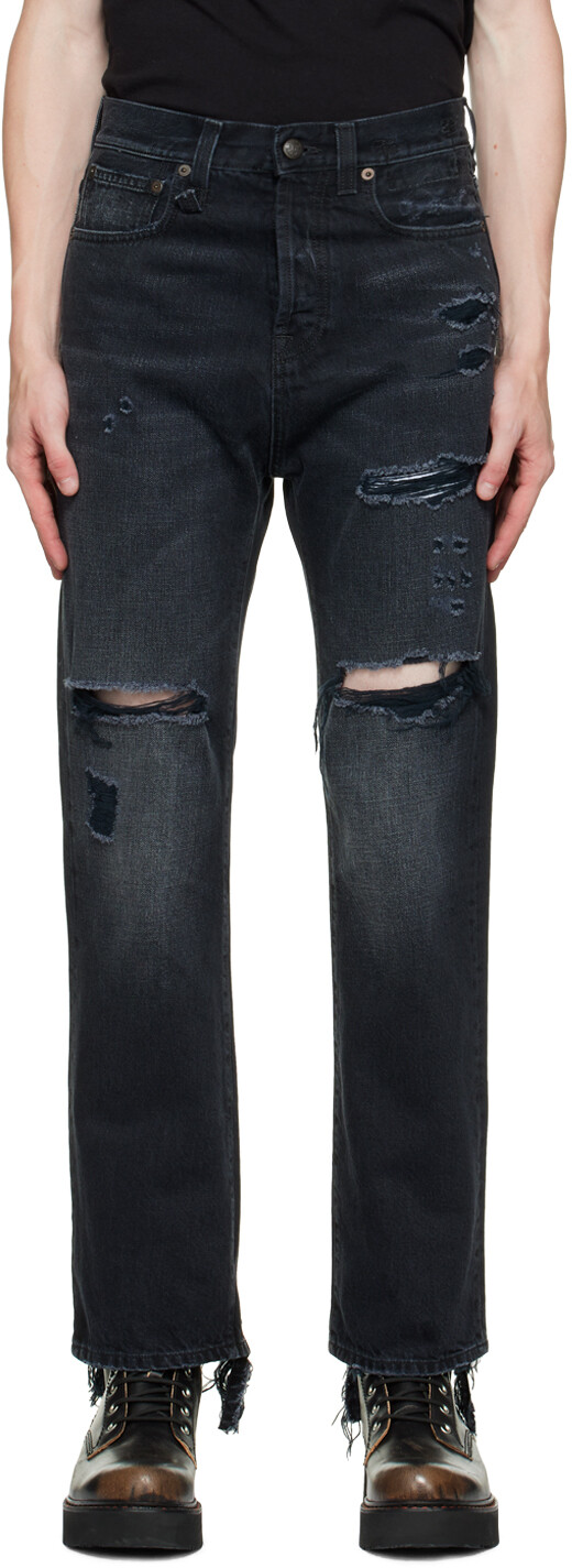 

Черные зауженные джинсы Izzy R13
