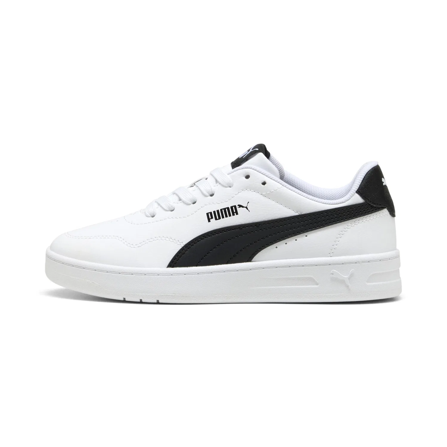 Детские кроссовки для спорта и повседневной носки Court Lally PUMA, White/Black — фото 2