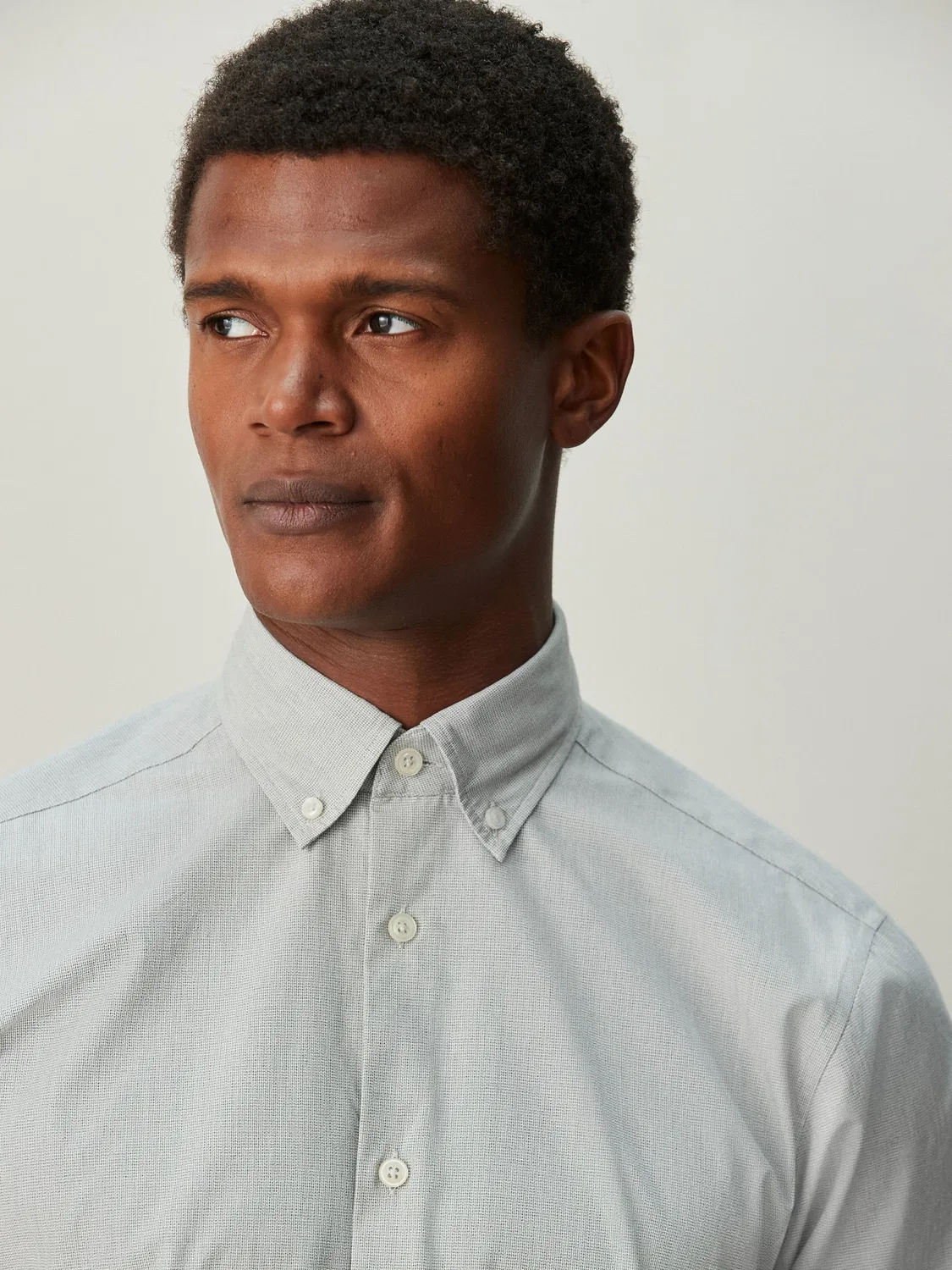 Рубашка формальная Regular Fit, Green Texture Next, Зеленая текстура — фото 4