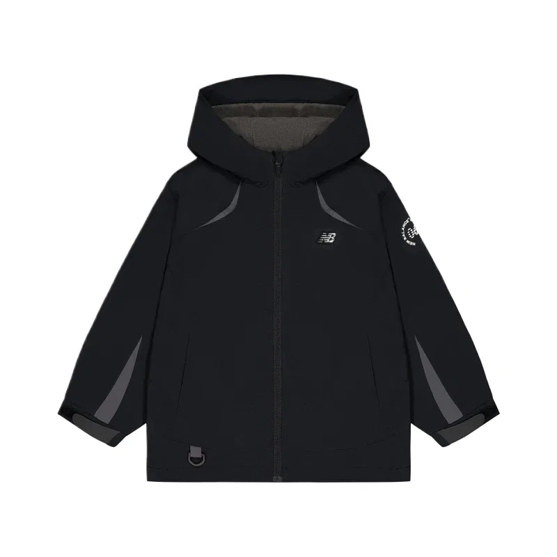 Детская куртка с капюшоном New Balance, Black