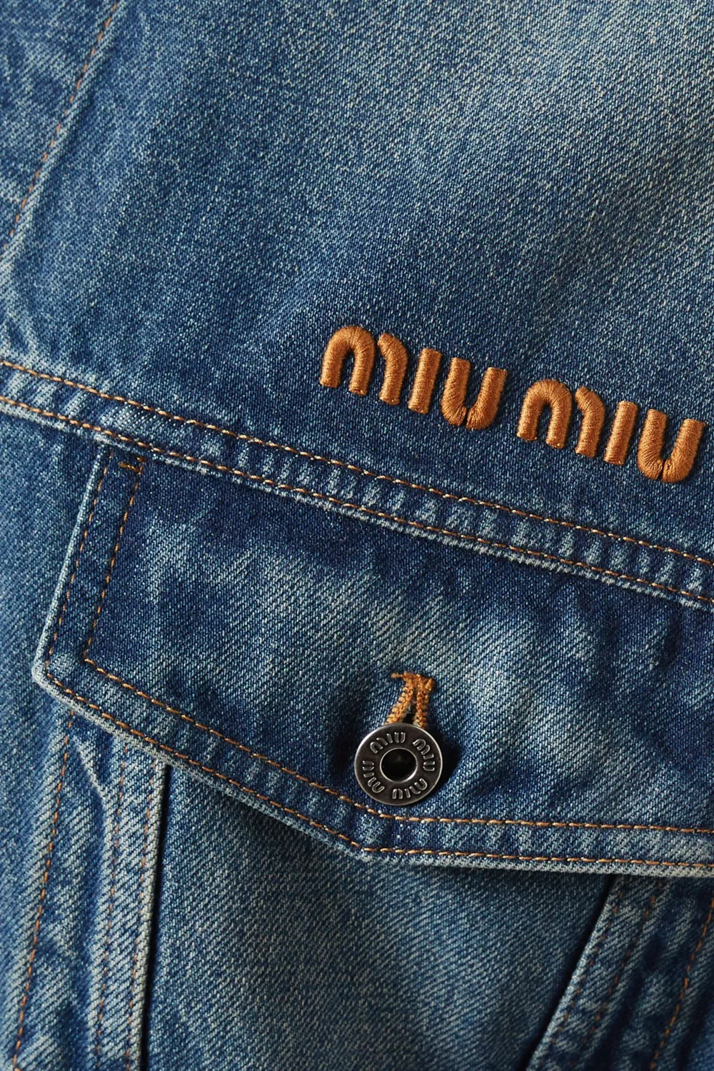 Куртка-блузон джинсовая Miu Miu — фото 4