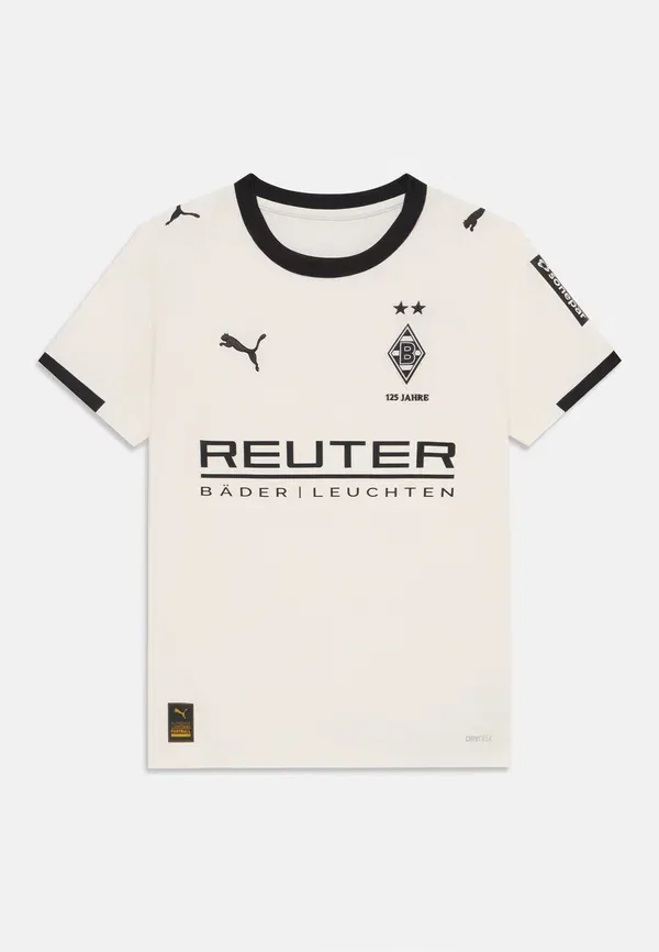 Футболка из полиэстера Bmg home replica unisex Puma warm white/black, белый/черный