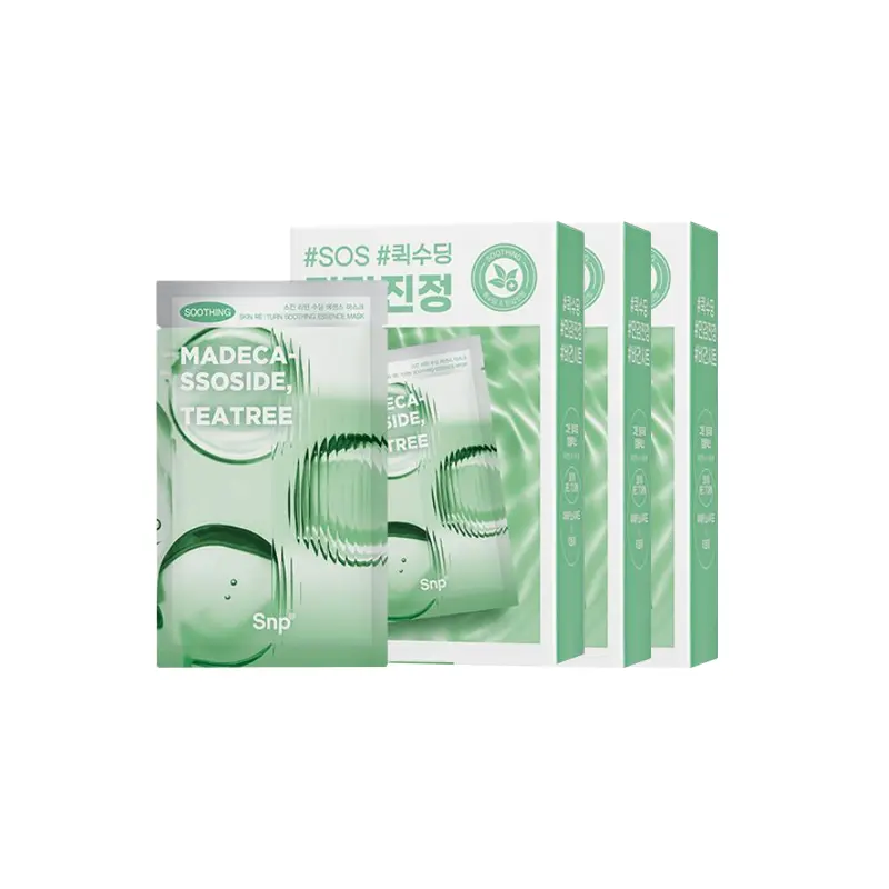 

Омолаживающая успокаивающая маска для лица увлажняющая и питательная 10 таблеток SNP