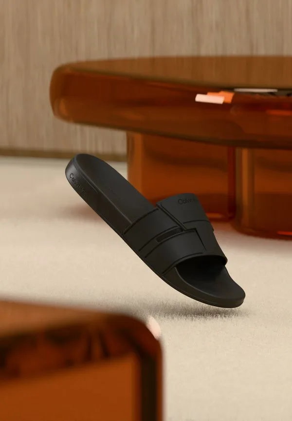 Эсс слайд двойные мюли Calvin Klein, Triple Black
