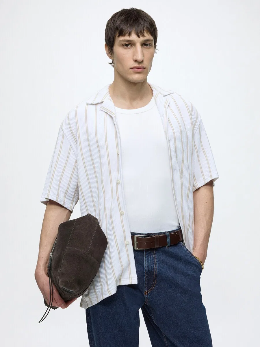 Джинсы BOSS Regular Jeans 'Skye' темно-синего цвета — фото 3