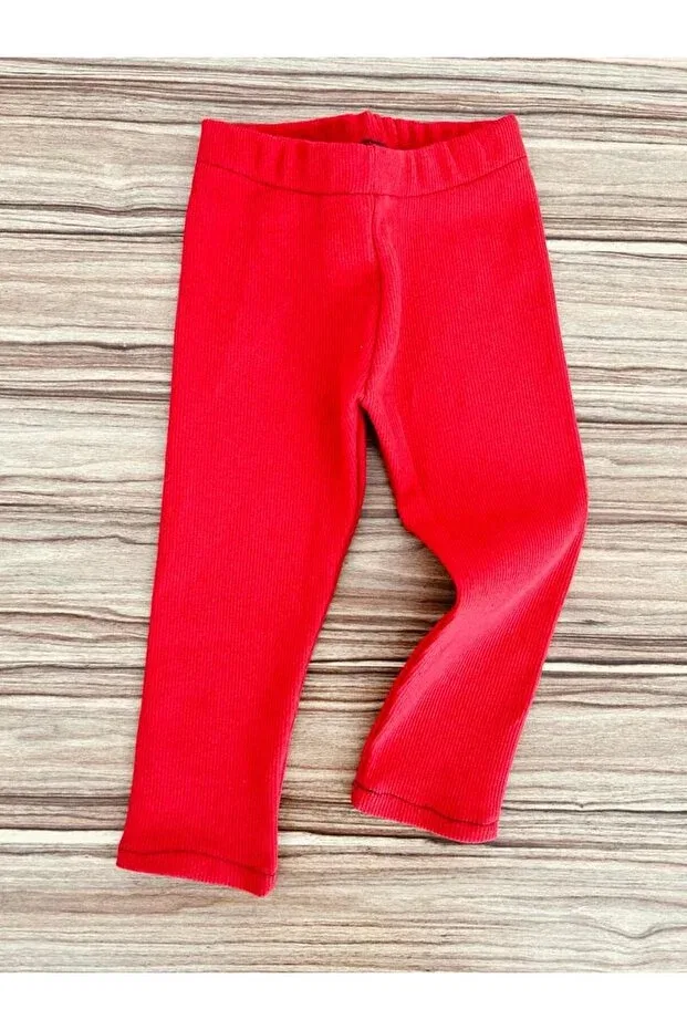 Детские леггинсы для девочек хлопковые Aryakids, Red