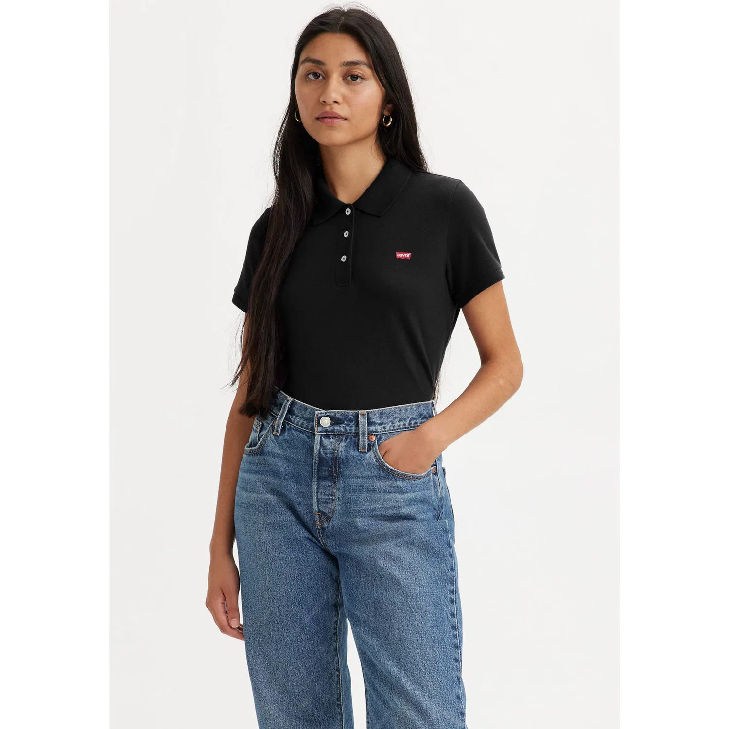 Женское поло с пике Levi's, CAVIAR