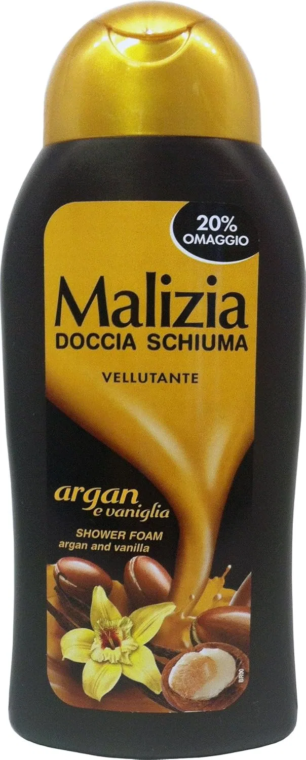 Пена для душа Malizia Argan and Vanilla, 12 шт по 300 мл