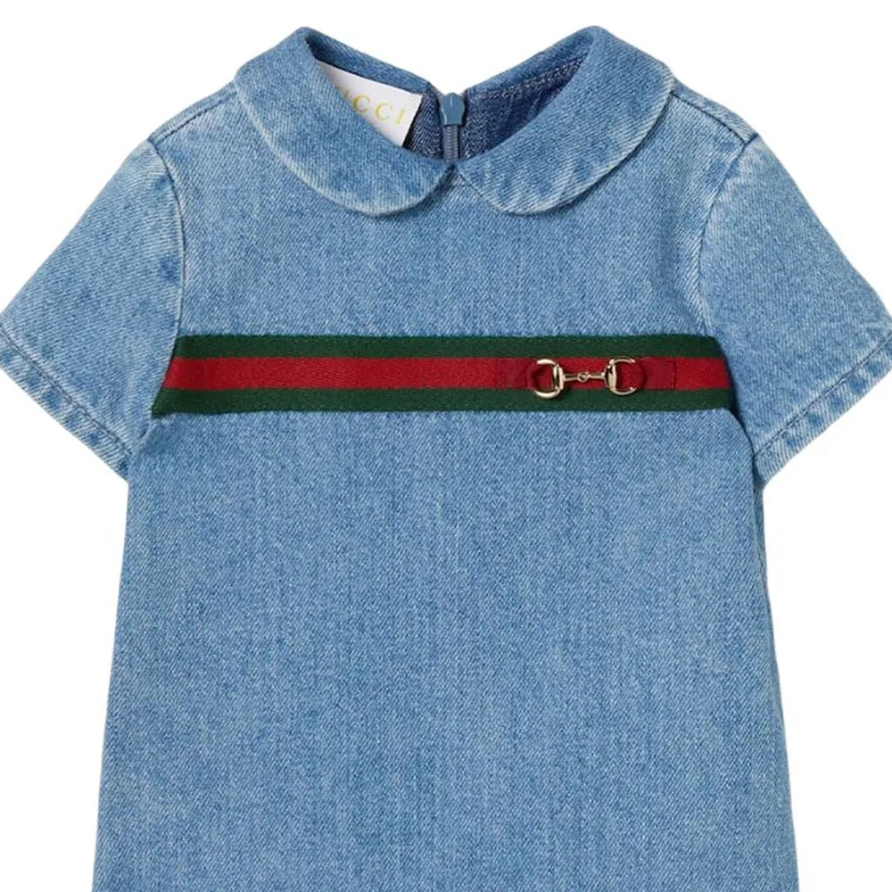 Детское платье для девочек с длинным рукавом GUCCI — фото 4