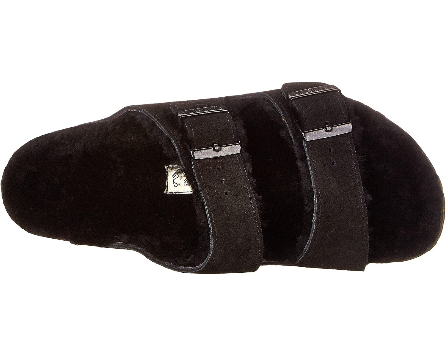 

Сандалии Arizona Shearling Birkenstock, черный