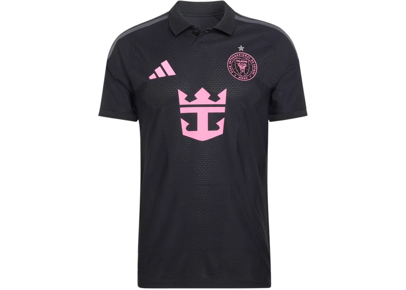 Мужская футбольная джерси CF 26 Away Authentic Adidas, Black Bliss Pink