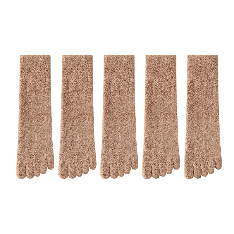 Детские носки-гольфы с длинным голенищем, Unisex Crew Socks, MIIOW, Khaki 5