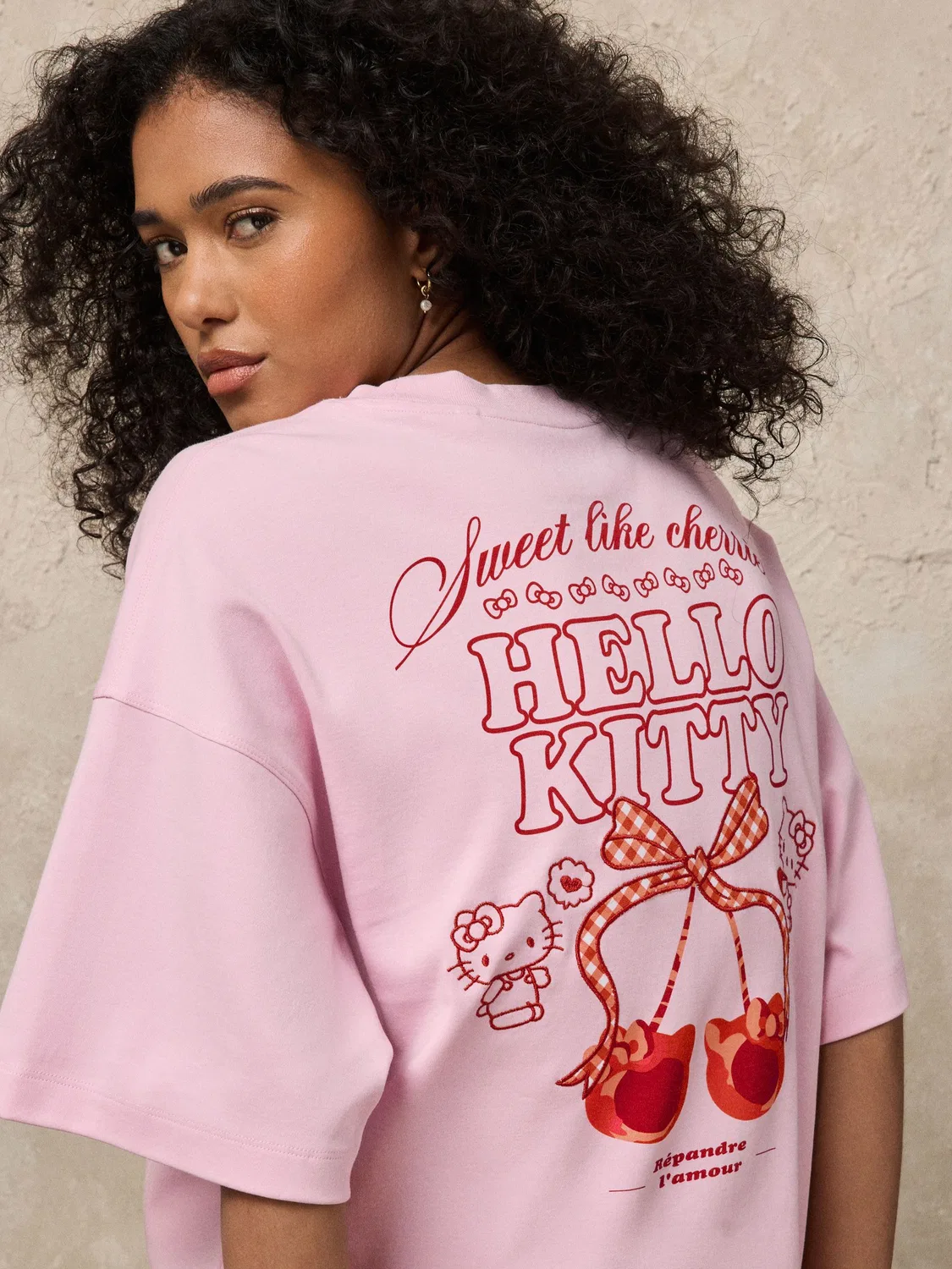 Футболка с Hello Kitty Next, розовый