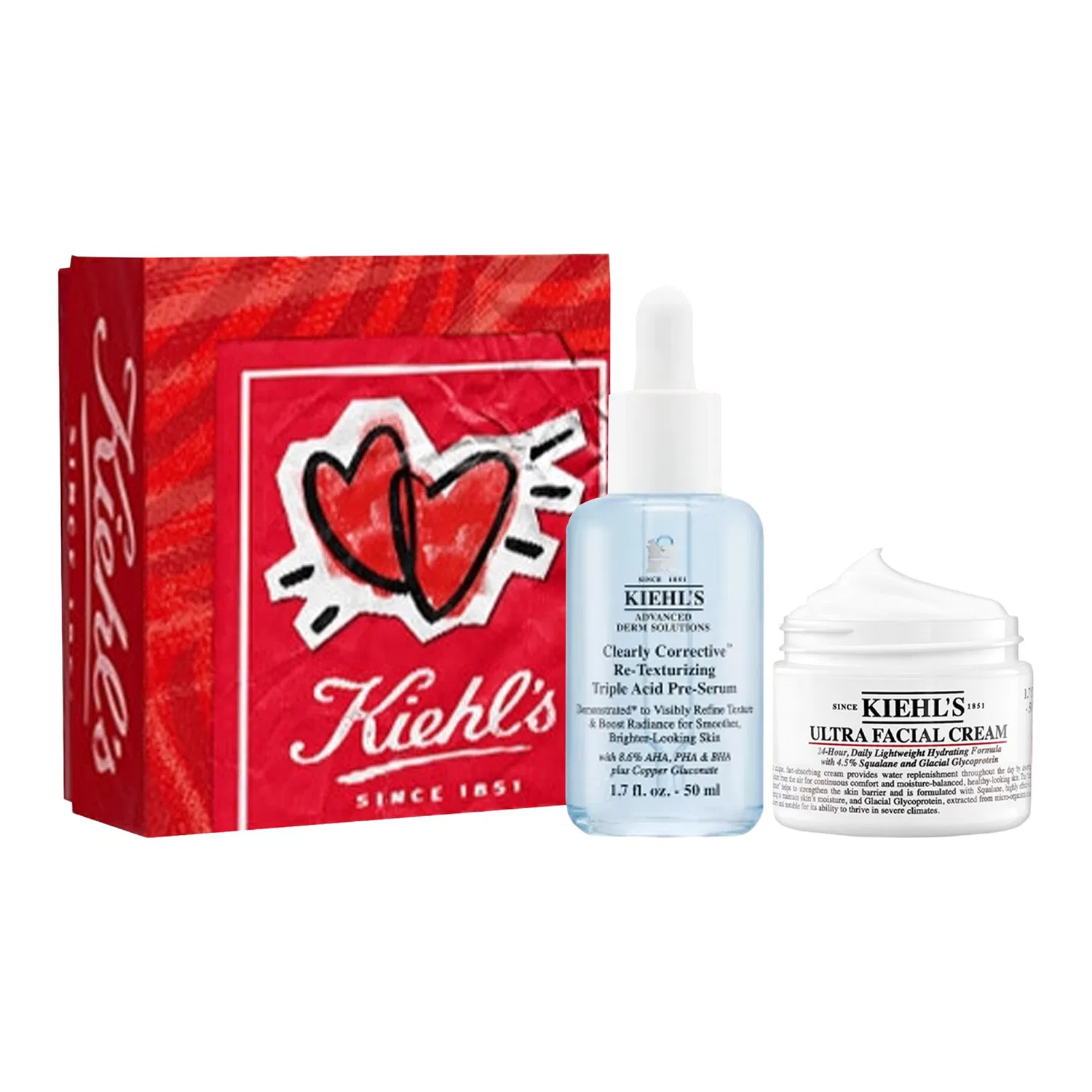 Набор для ухода за кожей с сывороткой и кремом для лица, Kiehl's, 30 мл + 50 мл — фото 4