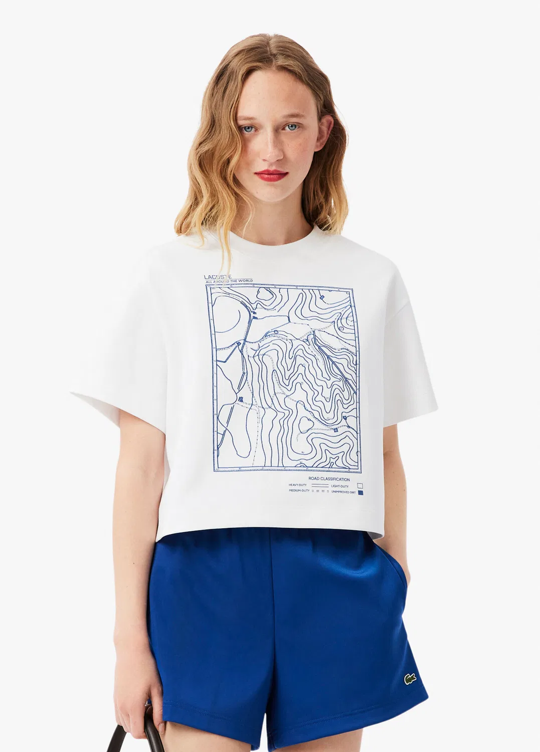 Футболка Lacoste Oversize, белый