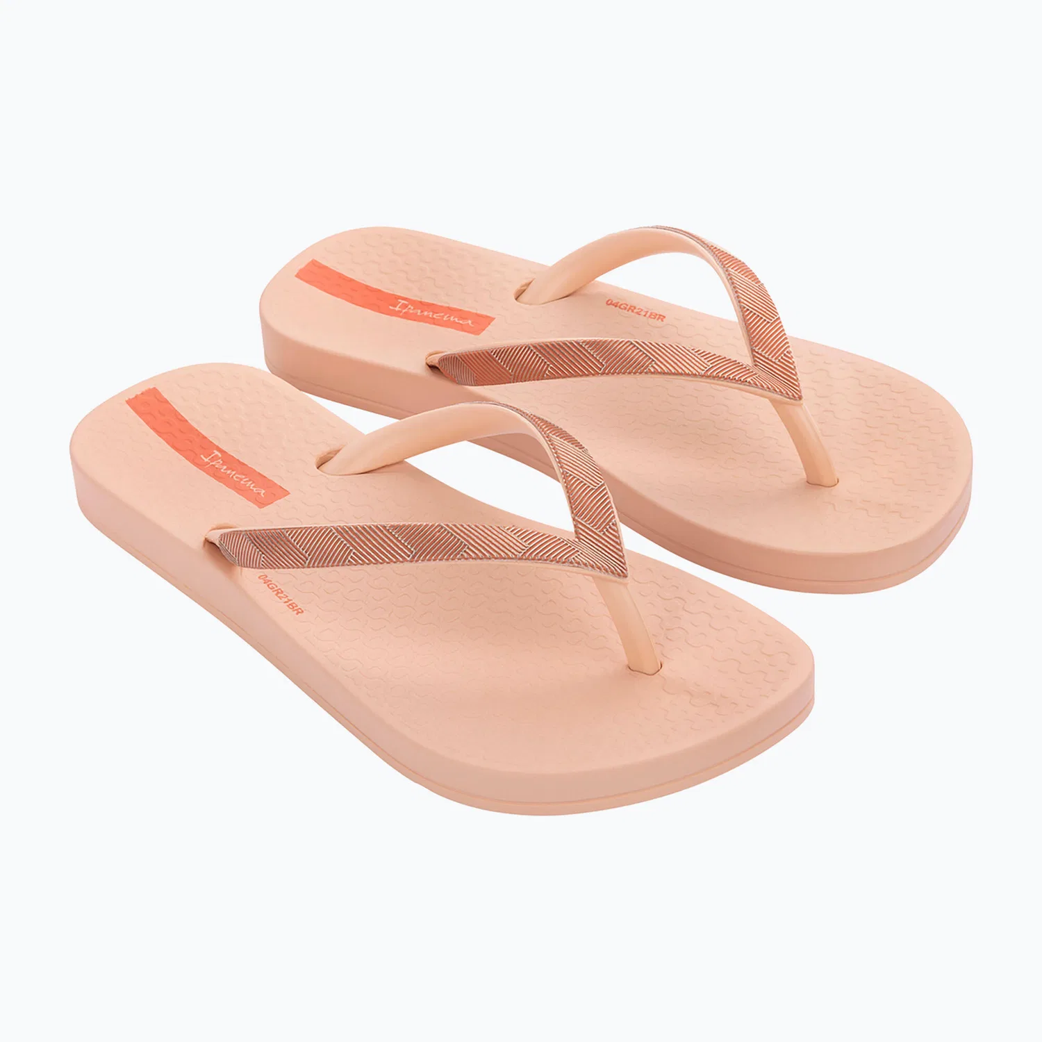 Детские шлепанцы с анатомической стелькой Ipanema Anatomic Mesh, Beige — фото 3