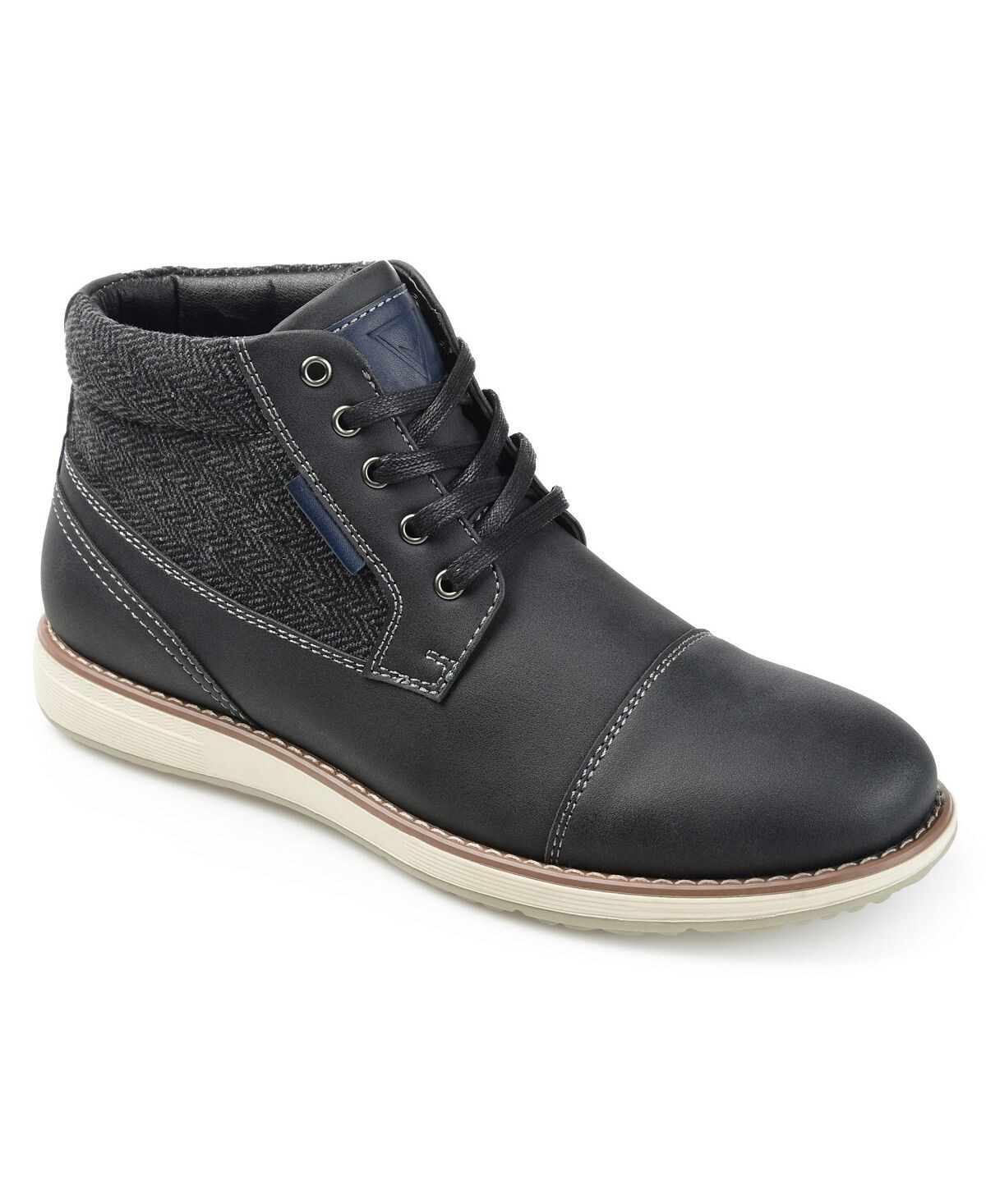 

Мужские ботильоны jones cap toe Vance Co., черный