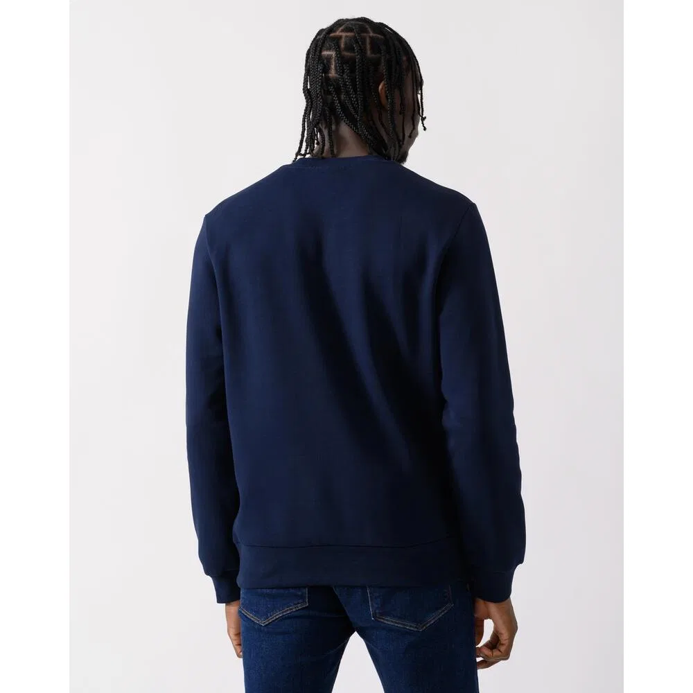 Мужской пуловер из био-хлопка с флисом Lacoste, Navyblau — фото 2