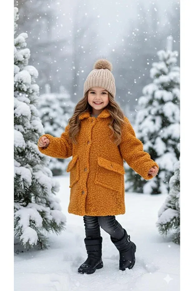 Детское пальто для девочек с принтом Hc Kids Wear, Hardal
