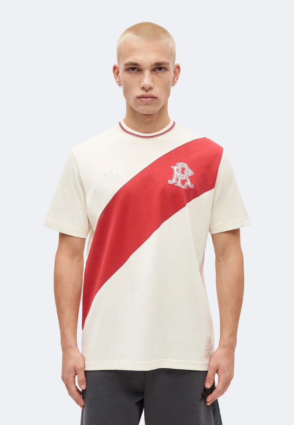Клубная форма в честь 125-летия клуба «Ривер Плейт» Adidas Originals, Off White