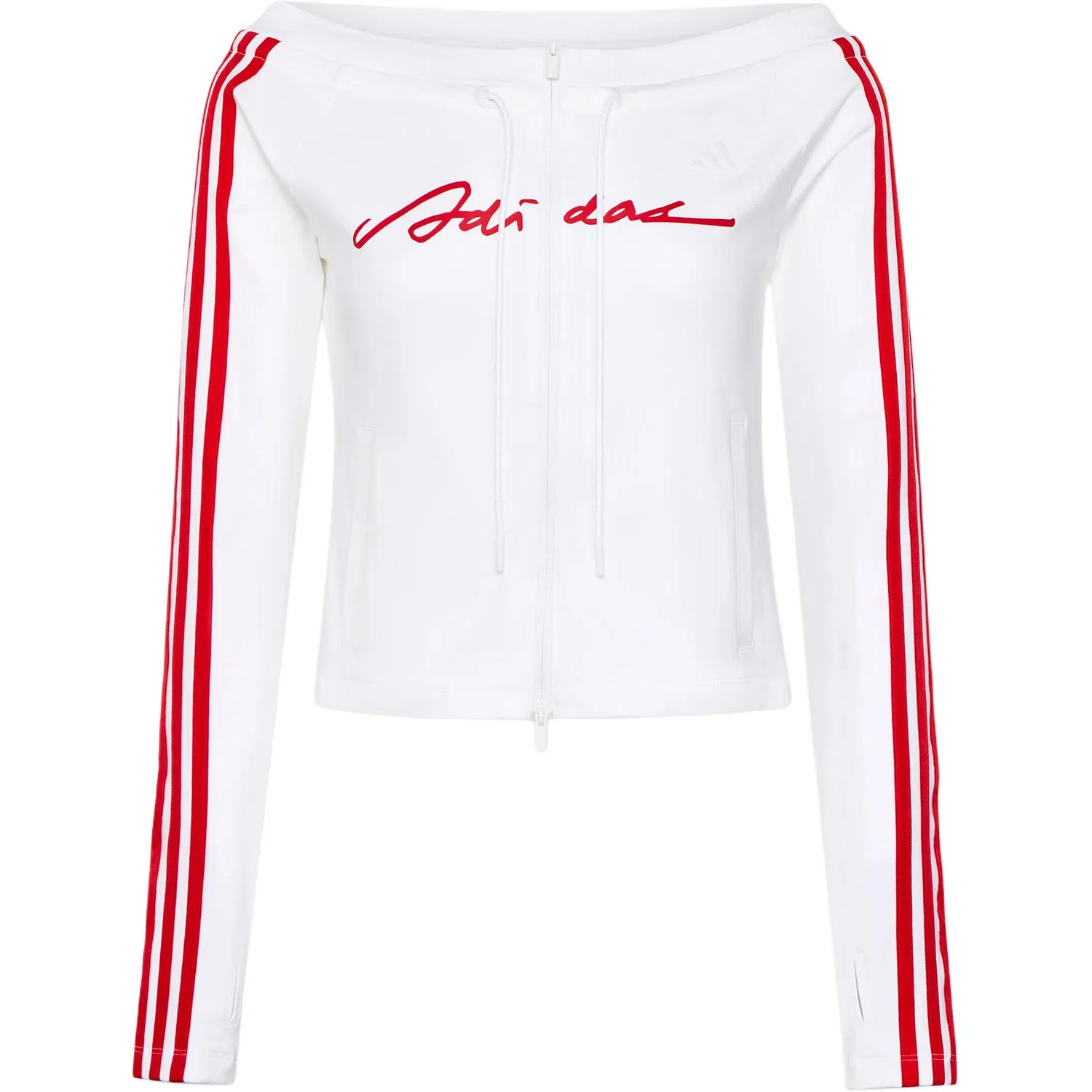 Женская куртка с длинным рукавом Adidas, White