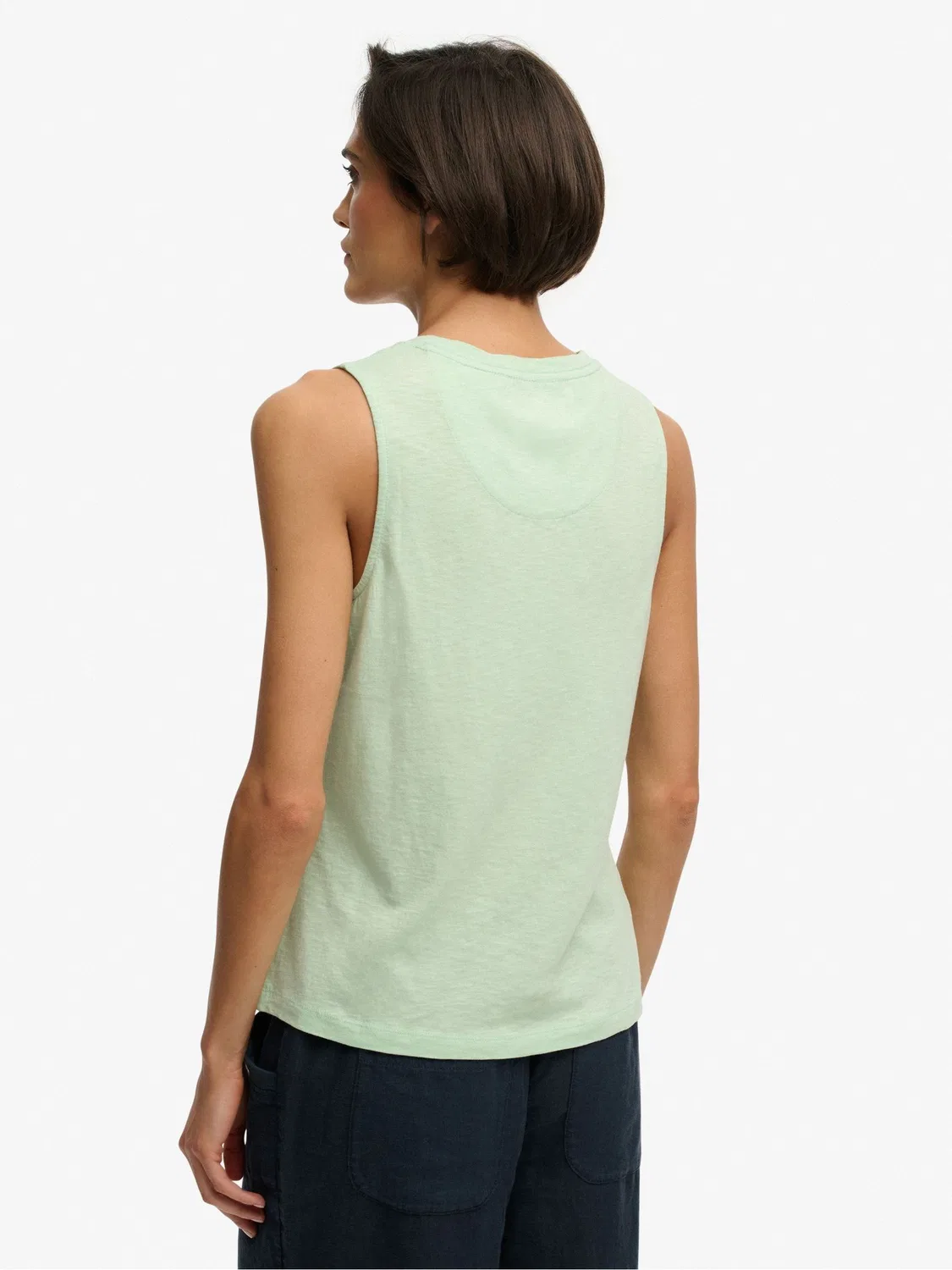 Топ с круглым вырезом Superdry, Pale Green — фото 2