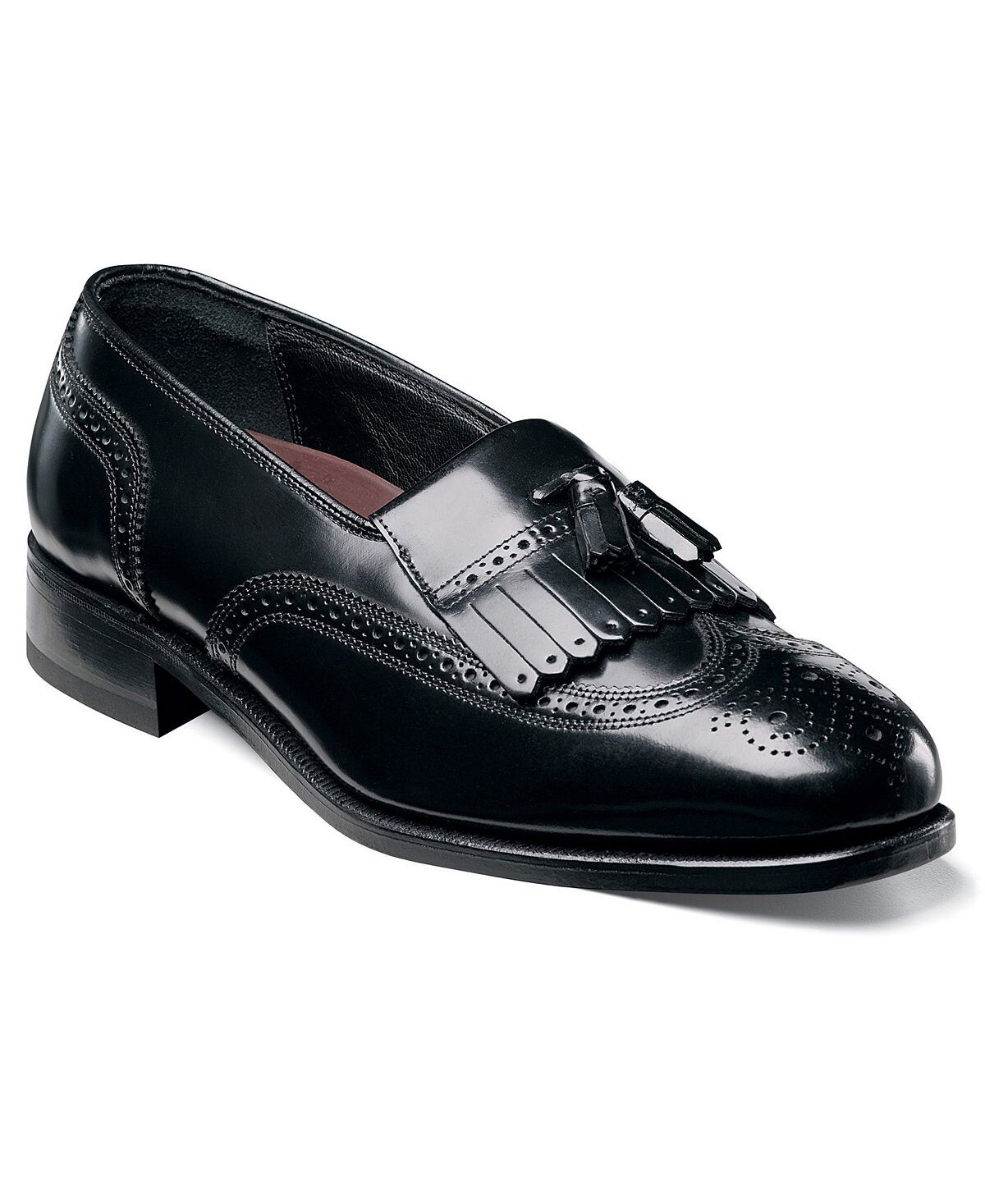 

Мужские лоферы lexington kiltie с кисточками и кончиками крыльев Florsheim, черный