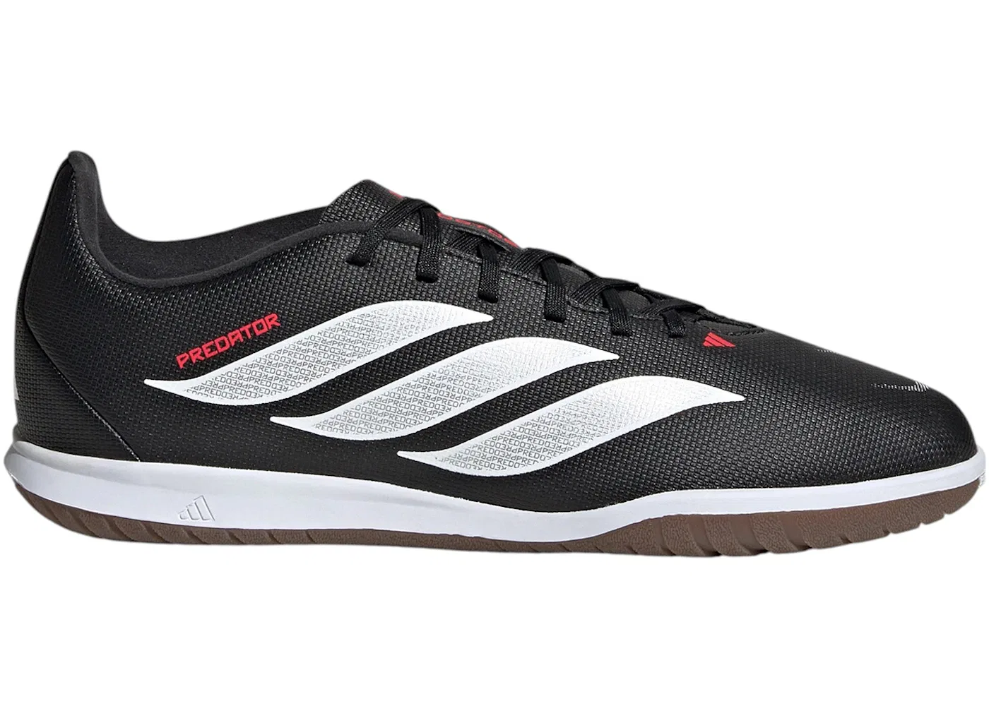 Детские кроссовки Predator Club Sala IC Immortal DNA Pack Adidas, Core Black/Cloud White/Lucid Red