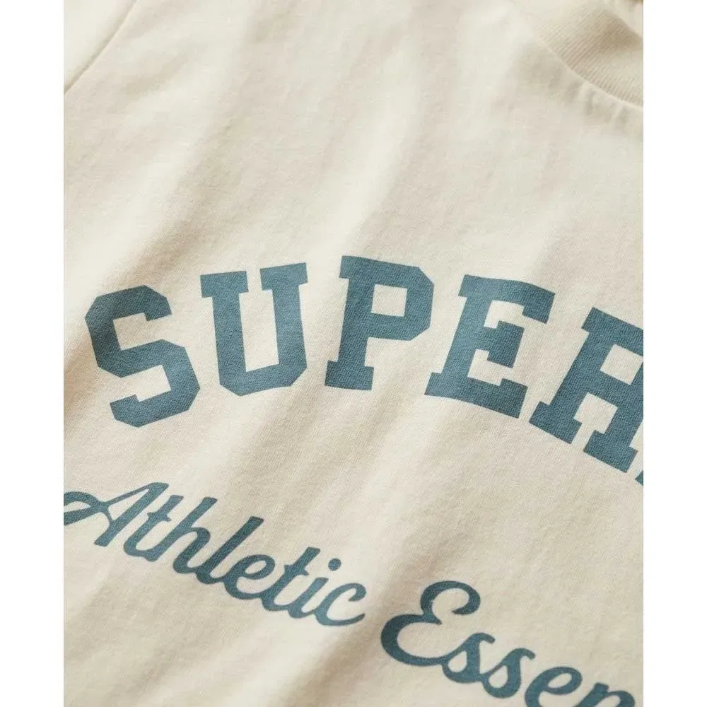 Футболка Athletic Essentials Loose Fit Superdry, бежевый — фото 2