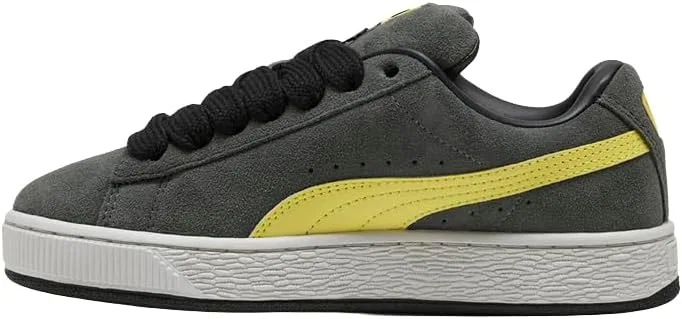 Детские кроссовки для мальчиков на шнуровке Suede Xl PUMA, Grey — фото 3