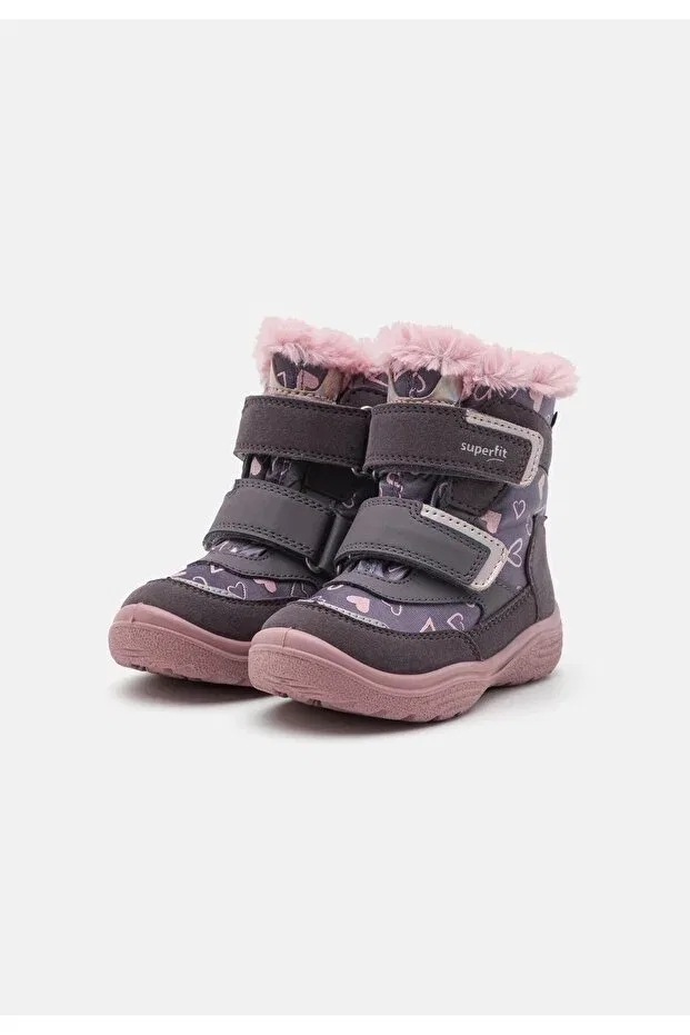 Детские ботинки для девочек водонепроницаемые Superfit, Lilac Pink — фото 2